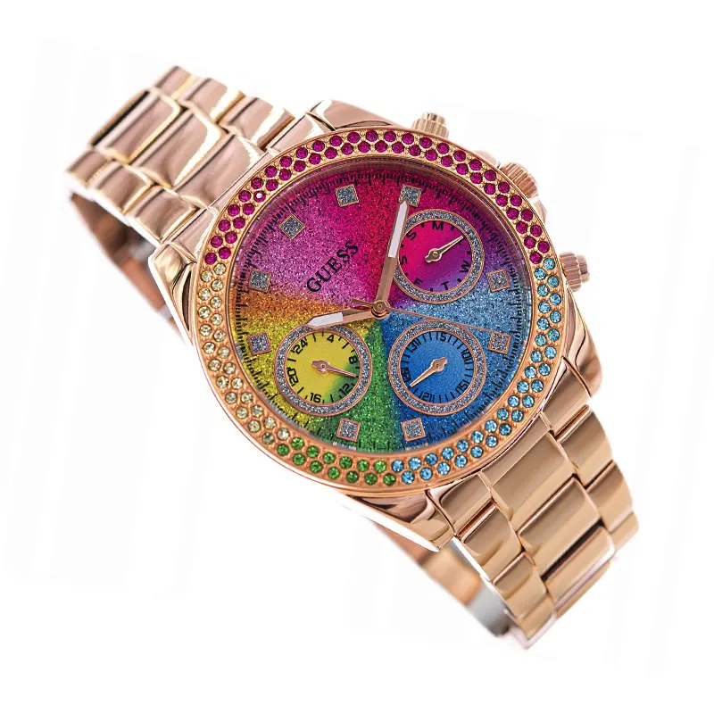 Guess Sol Multifunction Multi-Color Dial Ladies Watch- GW0483L3